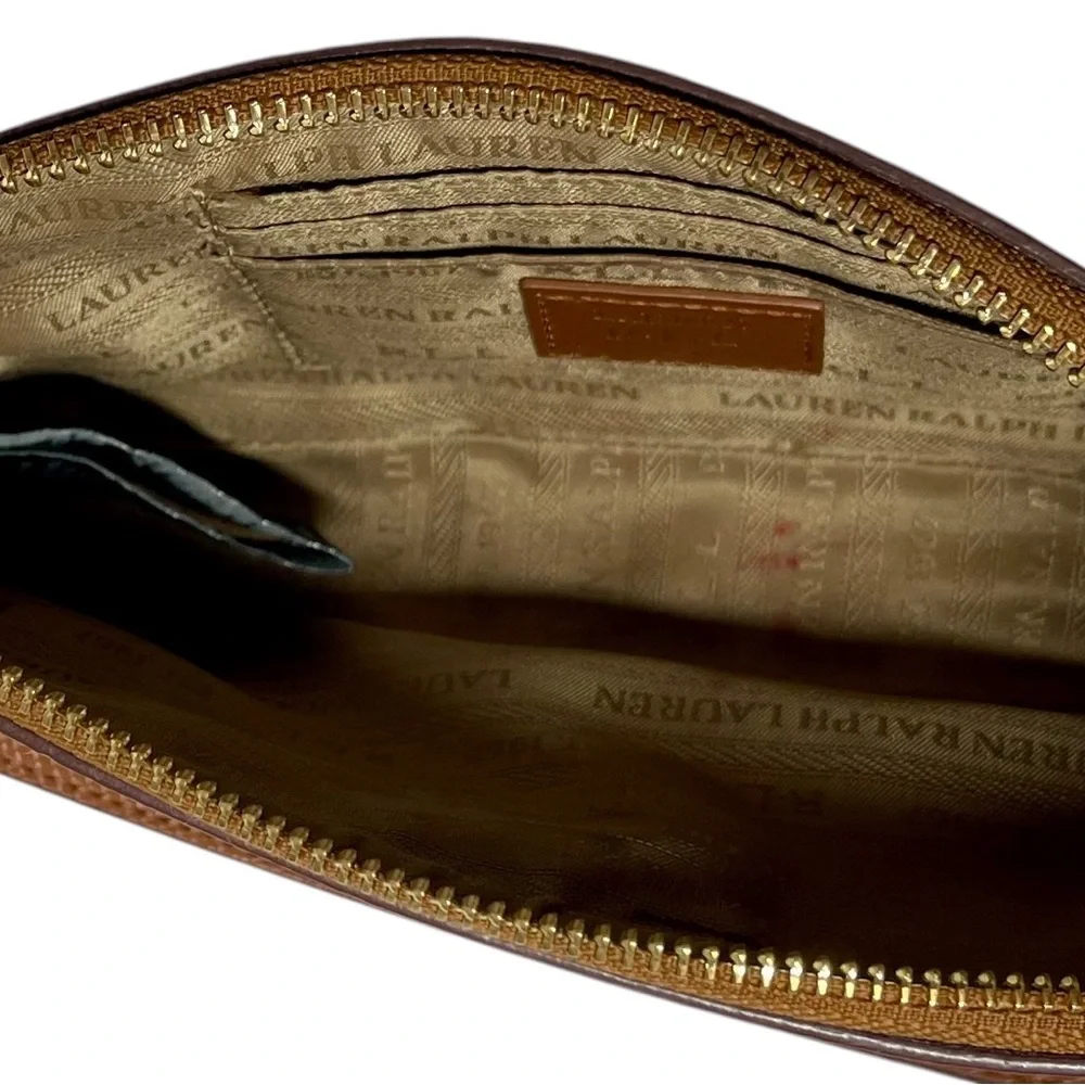 Lauren Ralph Lauren Brown Crossbody Purse - Picture 7 of 9